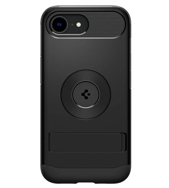 Magsafe Калъф за iPhone 17e/ 16e, Spigen Slim Armor Mag Case, Черен