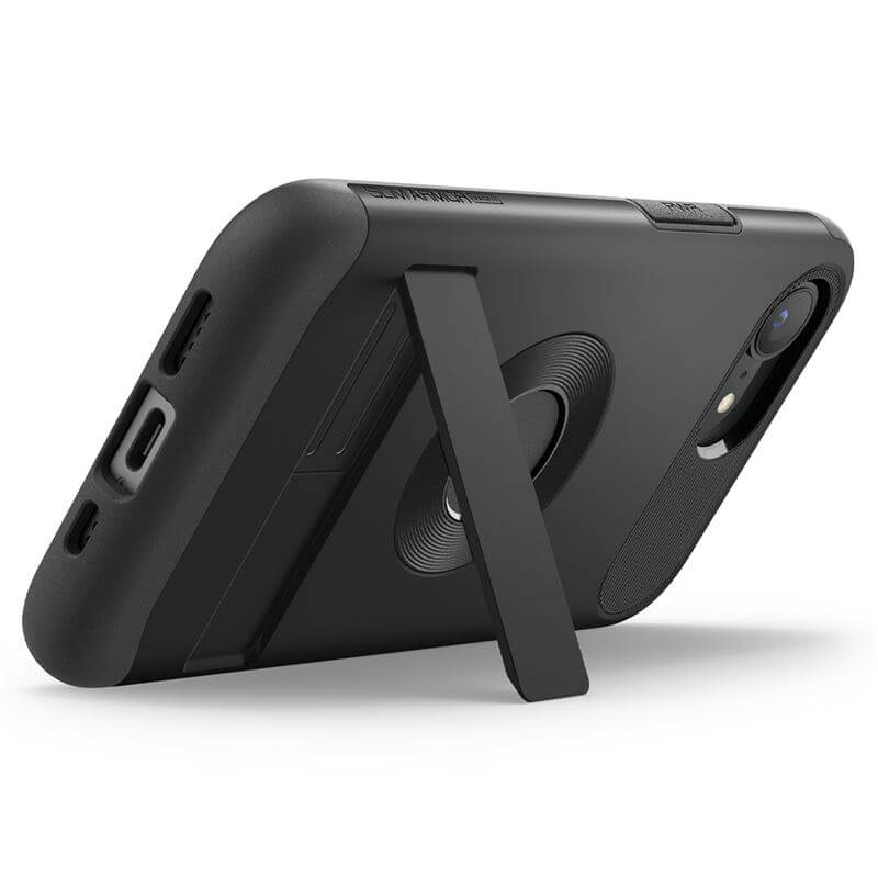 Magsafe Калъф за iPhone 17e/ 16e, Spigen Slim Armor Mag Case, Черен (2)