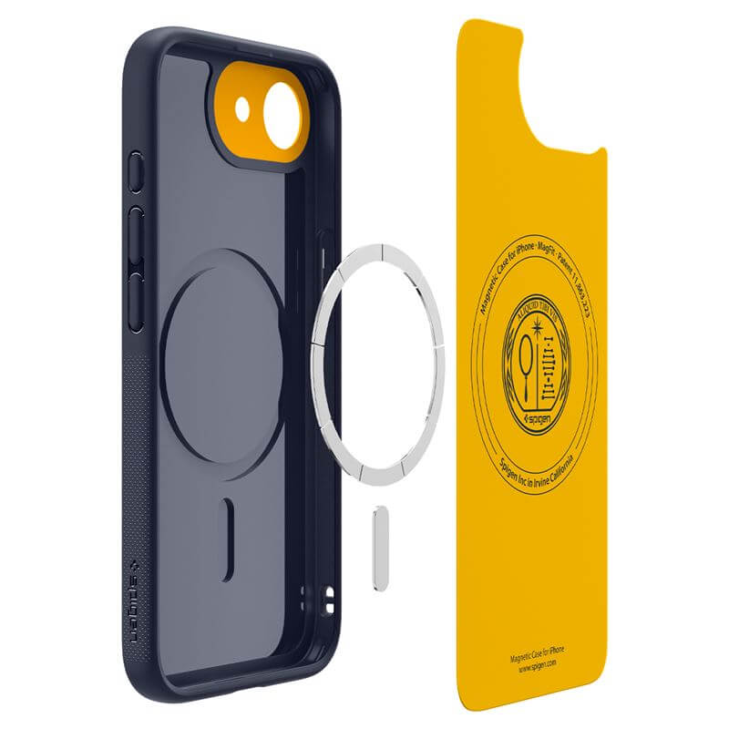 Magsafe Калъф за iPhone 17e/ 16e, Spigen Nano Pop Case, Син (3)