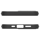 Противоударен Калъф за iPhone 17e/ 16e, Spigen Liquid Air Case, Черен (9)