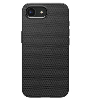 Противоударен Калъф за iPhone 17e/ 16e, Spigen Liquid Air Case, Черен