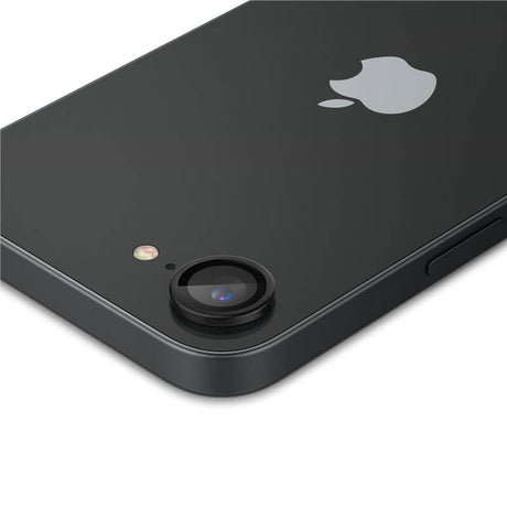 Протектор за Камерата на iPhone 17e/ 16e, Spigen EZ Fit Optik Pro Glass tR 2бр., Черен (4)