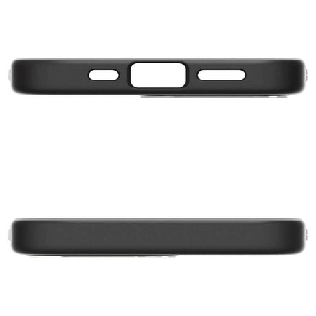 Magsafe Тънък Калъф за iPhone 17e/ 16e, Spigen Enzo Aramid Case, Черен (6)