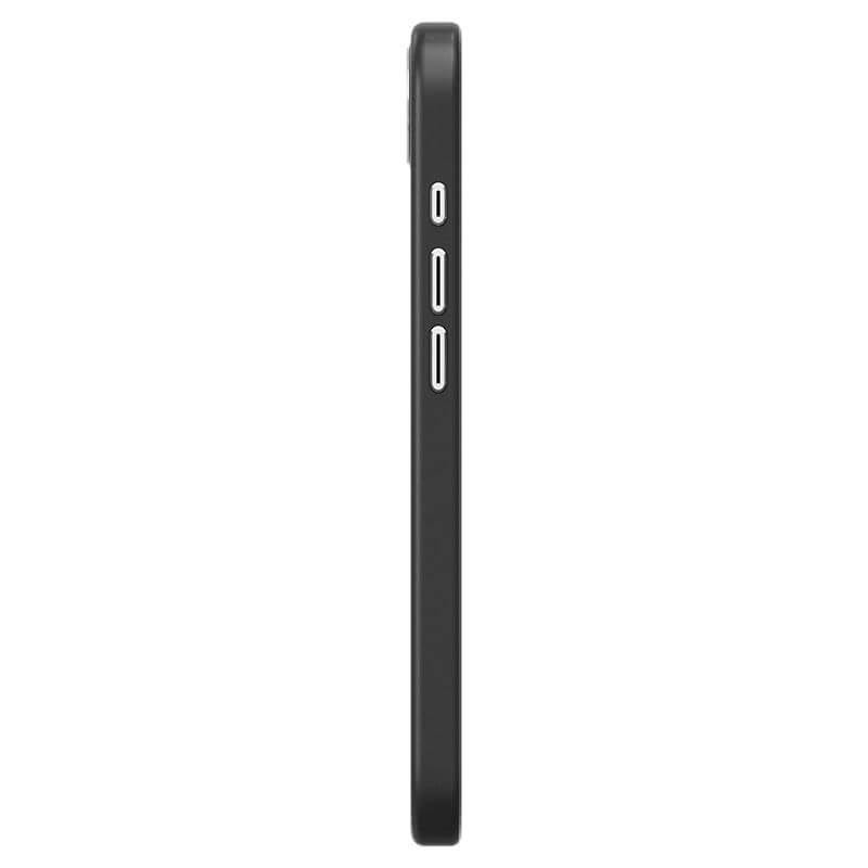 Magsafe Тънък Калъф за iPhone 17e/ 16e, Spigen Enzo Aramid Case, Черен (5)
