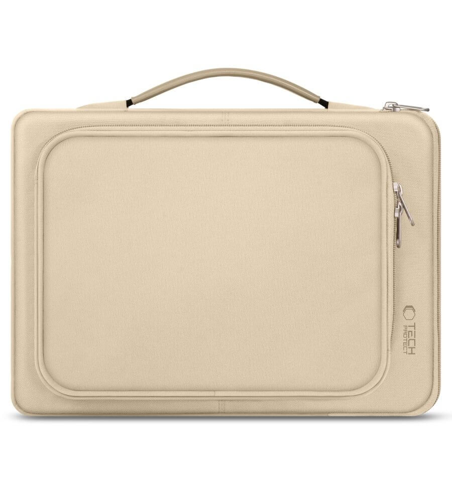 Чанта за Лаптоп 13-14", Tech-Protect Basic Bag, Бежов