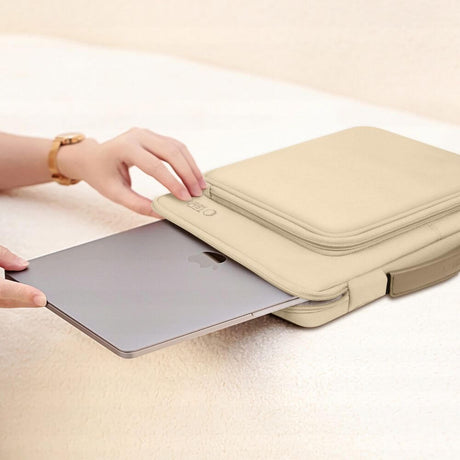 Чанта за Лаптоп 15-16", Tech-Protect Basic Bag, Бежов (7)