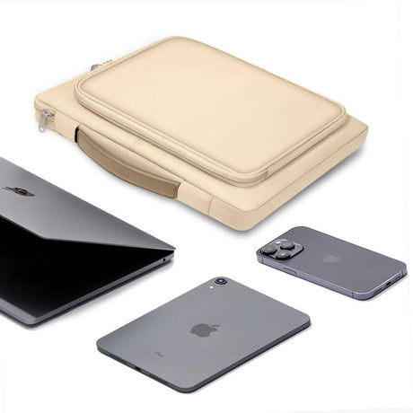 Чанта за Лаптоп 13-14", Tech-Protect Basic Bag, Бежов (5)