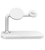Безжично Зарядно MagSafe 3в1 за iPhone, Mobile Origin Charger 15W, Бял (2)
