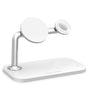 Безжично Зарядно MagSafe 3в1 за iPhone, Mobile Origin Charger 15W, Бял