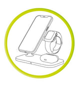 Безжично Зарядно MagSafe 3в1 за iPhone, Mobile Origin Charger 15W, Черен (5)