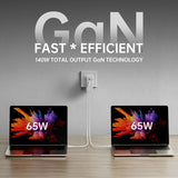 Зарядно за Macbook с USB-C x3, 4Smarts Flex Pro GaN 140W, Бял (4)