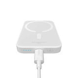 Magsafe Външна Батерия, Baseus Magnetic Mini Air 6000mAh, Бял (4)