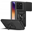 Калъф с Предпазител за Камера и Стойка за Xiaomi 14T, Tech-Protect CamShield Pro Case, Черен