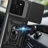 Калъф с Предпазител за Камера и Стойка за Xiaomi 14T, Tech-Protect CamShield Pro Case, Черен (4)