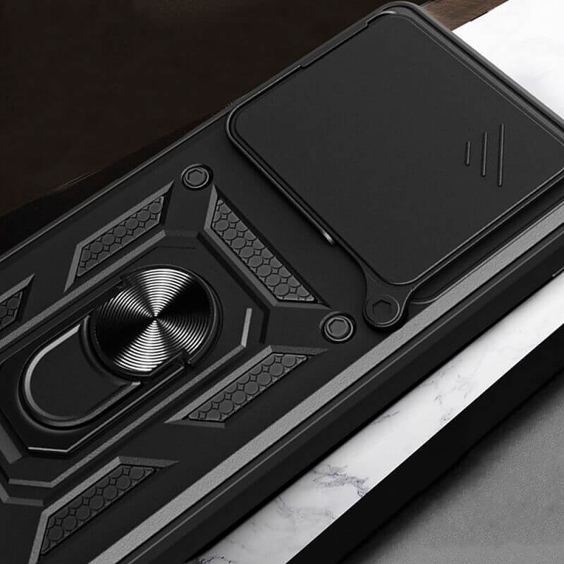 Калъф с Предпазител за Камера и Стойка за Xiaomi 14T Pro, Tech-Protect CamShield Pro Case, Черен (3)