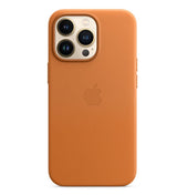 Оригинален Кожен Калъф за iPhone 13 Pro, Leather Magsafe Case MM193ZM/A, Кафяв (2)