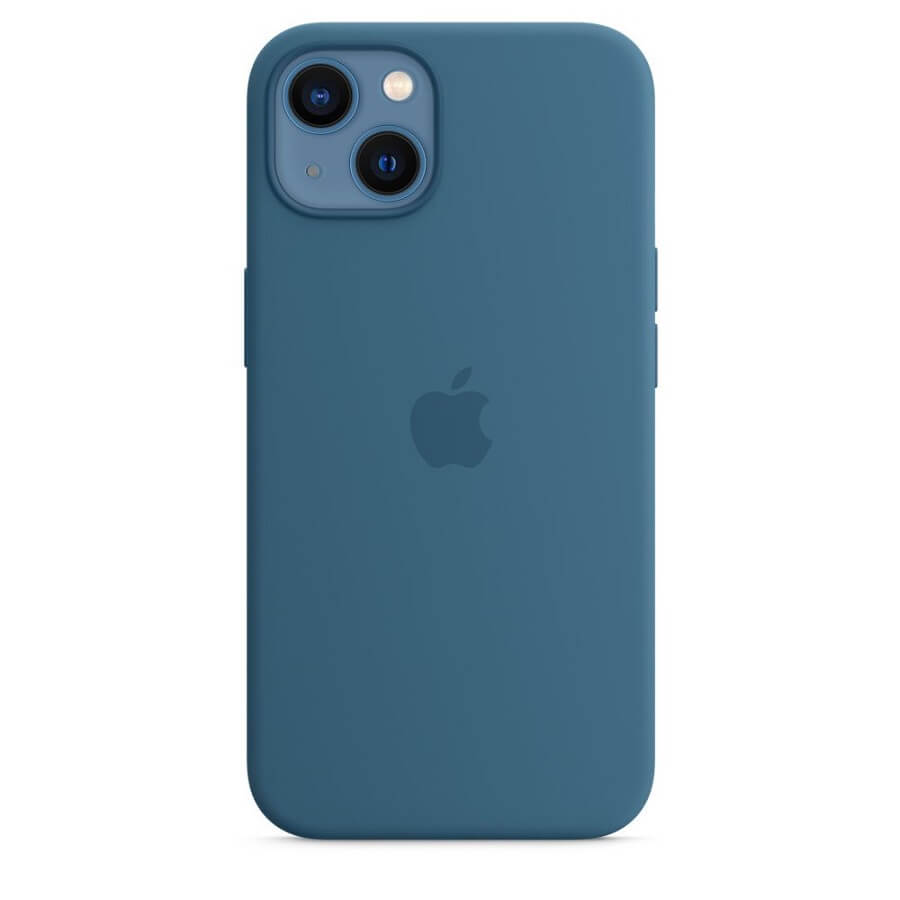 Оригинален Силиконов Калъф за iPhone 13, Silicone Magsafe Case MM273ZM/A, Син (3)