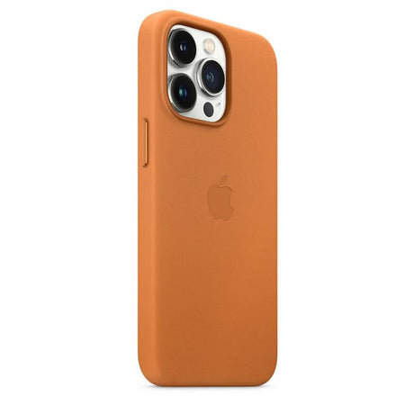 Оригинален Кожен Калъф за iPhone 13 Pro, Leather Magsafe Case MM193ZM/A, Кафяв (4)