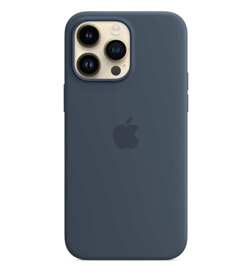 Оригинален Силиконов Калъф за iPhone 14 Pro Max, Silicone Magsafe Case MPTQ3ZM/A, Син (3)