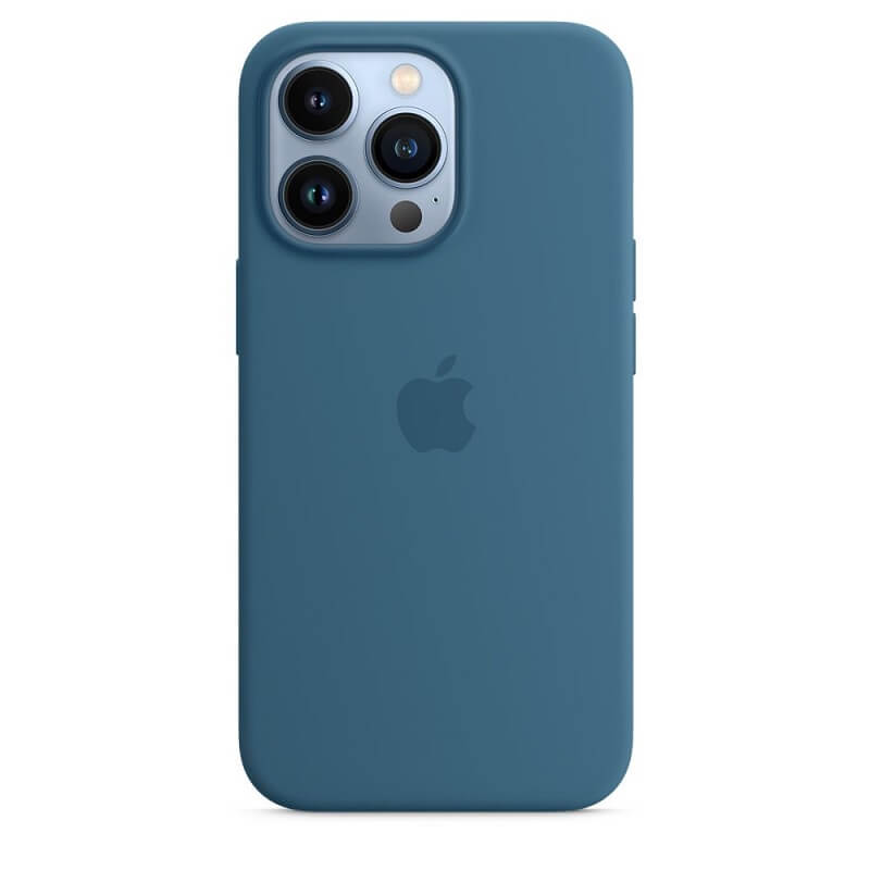 Оригинален Силиконов Калъф за iPhone 13 Pro, Silicone Magsafe Case MM2G3ZM/A, Син (4)