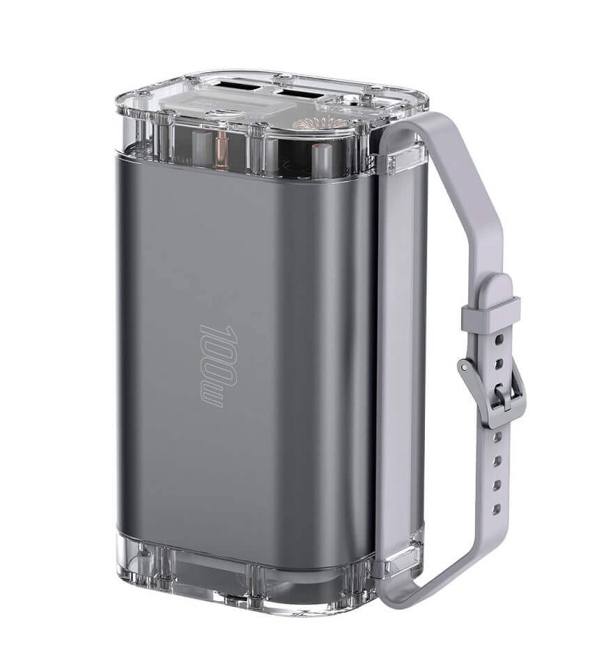 Външна Батерия, 4Smarts Lucid Ultra 100W PD/QC3.0 40000 mAh, Сив (3)