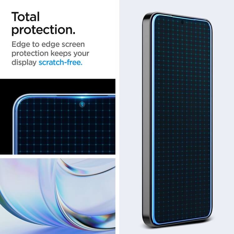 Затъмняващ Протектор за Samsung S25 Plus, Spigen Privacy Glass tR EZ Fit 2бр., Черен (3)