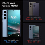 Затъмняващ Протектор за Samsung S25 Ultra, Spigen Privacy Glass tR EZ Fit 2бр., Черен (7)