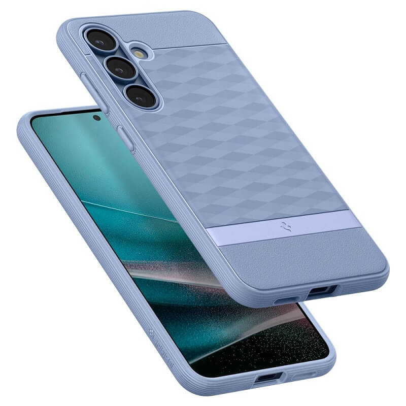 Magsafe Калъф за Samsung S25 Plus, Spigen Caseology Parallax, Светло Лилав (4)