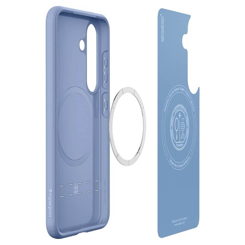 Magsafe Калъф за Samsung S25 Plus, Spigen Caseology Parallax, Светло Лилав (6)