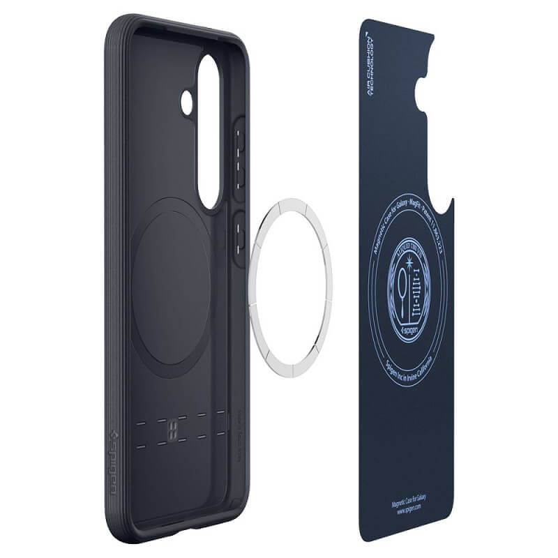 Magsafe Калъф за Samsung S25 Plus, Spigen Caseology Parallax, Виолетов (7)