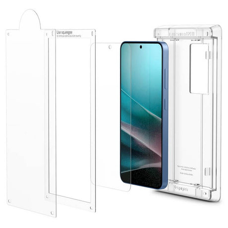 Гъвкав Протектор за Samsung S25, Spigen Elite Shield EZ Fit HD Glass, Прозрачен (6)