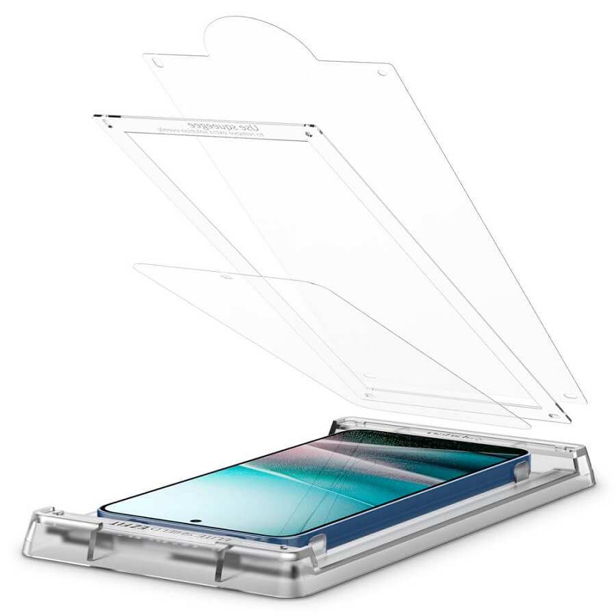 Гъвкав Протектор за Samsung S25 Ultra, Spigen Elite Shield EZ Fit HD Glass, Прозрачен (2)