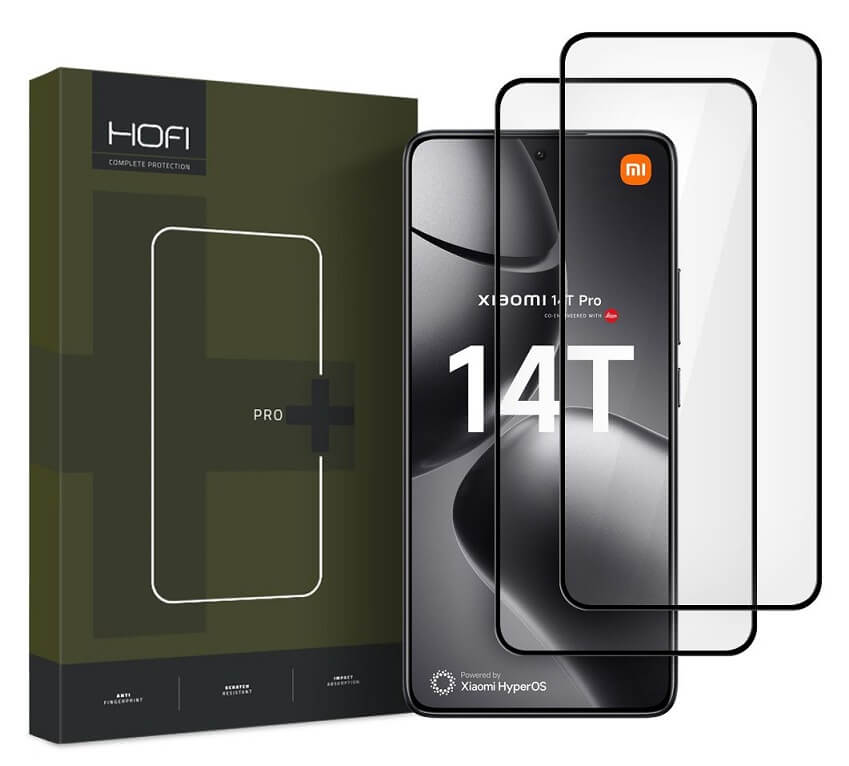Стъклен Протектор за Xiaomi 14T/ 14T Pro, Hofi Glass 2бр., Прозрачен