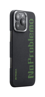 Magsafe Калъф за iPhone 16 Pro Max, Pitaka Edge Aries NoProblemo Case, Черен (3)