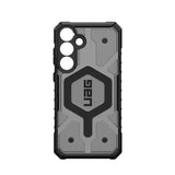 Magsafe Противоударен Калъф за Samsung S25 Plus, UAG Pathfinder Clear Case, Сив (4)