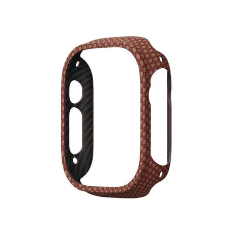 Карбонов Калъф за Apple Watch Ultra 49mm, Pitaka Air Sunset Case, Кафяв (3)
