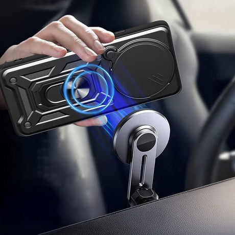 Калъф с Предпазител за Камера и Стойка за Xiaomi Redmi Note 14 Pro Plus, Tech-Protect CamShield Pro Case, Черен (4)