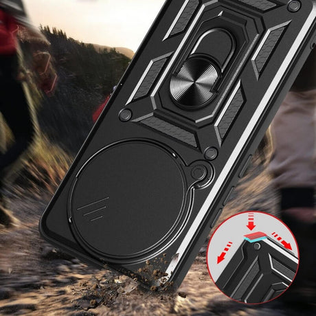 Калъф с Предпазител за Камера и Стойка за Xiaomi Redmi Note 14 Pro Plus, Tech-Protect CamShield Pro Case, Черен (3)