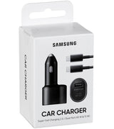 Бързо Зарядно за Кола Samsung 60W 12v Fast Charger USB-C EP-L5300, Черен