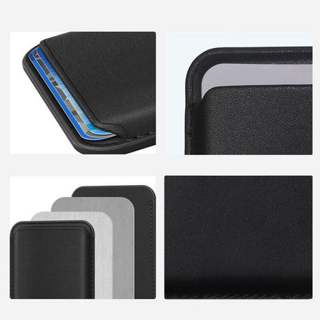 Magsafe Калъф за Карти, Tech-Protect Magwallet Card Holder, Черен (2)