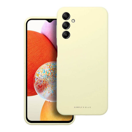 Силиконов Калъф за Xiaomi Redmi Note 14 5G, Roar Cloud-Skin Case, Жълт