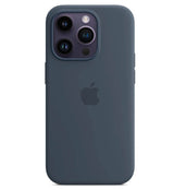 Оригинален Силиконов Калъф за iPhone 14 Pro, Silicone Magsafe Case MPTF3ZM/A, Син (6)
