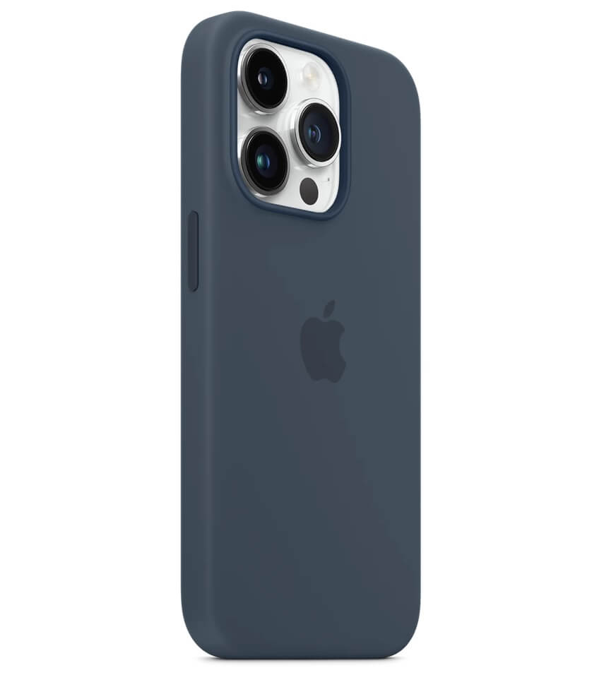 Оригинален Силиконов Калъф за iPhone 14 Pro, Silicone Magsafe Case MPTF3ZM/A, Син (2)