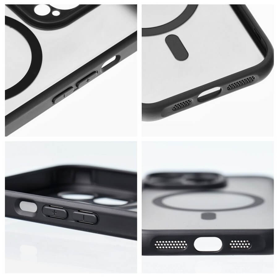 Magsafe Калъф за Xiaomi Redmi Note 14 Pro 5G, GKK MagMat Case, Черен (4)