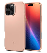 Magsafe Калъф за iPhone 16 Pro Max, Spigen Thin Fit Case, Розов