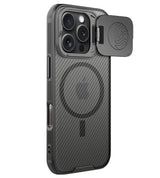 Magsafe Калъф за iPhone 16 Pro, Nillkin CamShield Prop Case, Черен (2)
