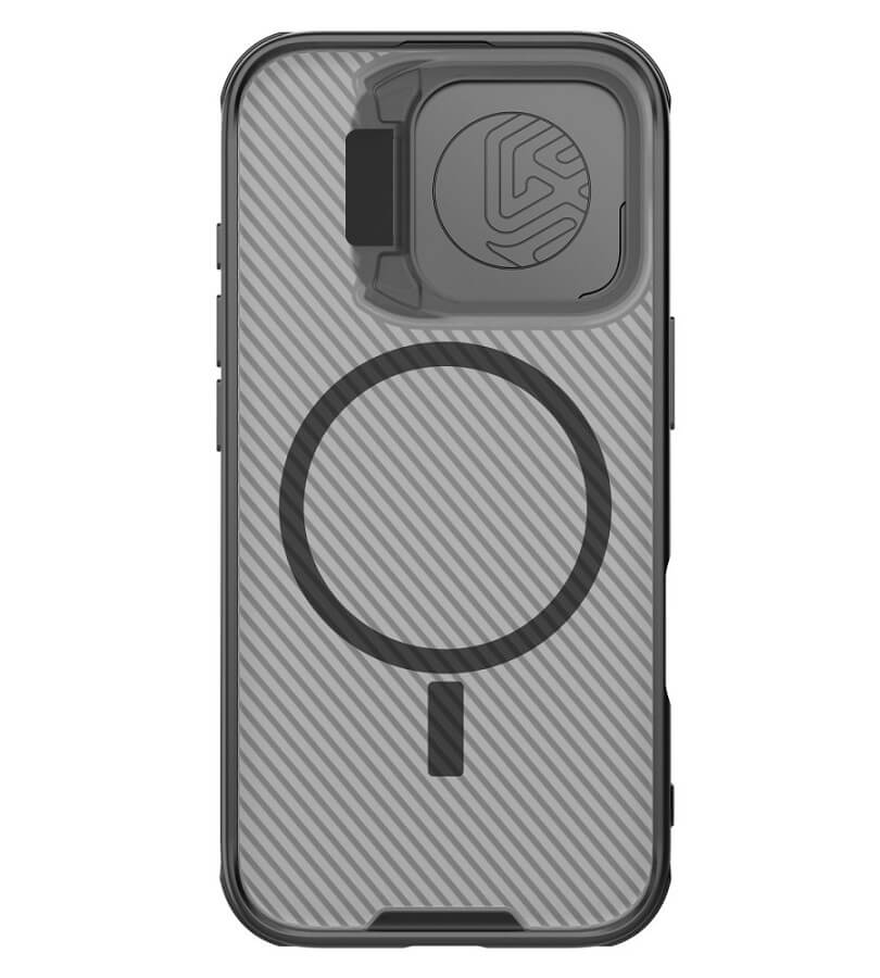 Magsafe Калъф за iPhone 16 Pro, Nillkin CamShield Prop Case, Черен (4)