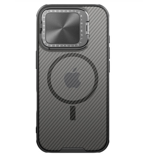 Magsafe Калъф за iPhone 16 Pro, Nillkin CamShield Prop Case, Черен (3)