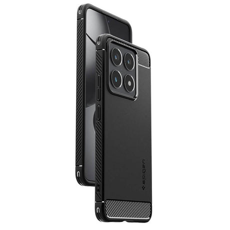 Противоударен Калъф за Xiaomi 14T, Spigen Rugged Armor Case, Черен (8)