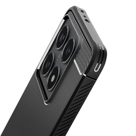 Противоударен Калъф за Xiaomi 14T, Spigen Rugged Armor Case, Черен (7)